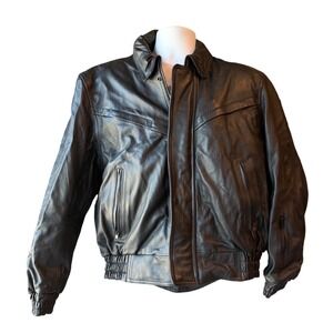 Cortech‎ Tour Master Black Genuine Leather Motorcycle Jacket Mens Size Medium 42